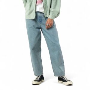 BDG x UO Men’s Bow-Leg Curved Jeans Sz 29 |‎ Light Wash Cropped Denim